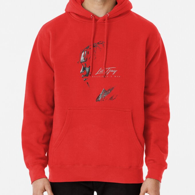 Funny Lil Tjay Gift Idea Pullover Hoodie 9