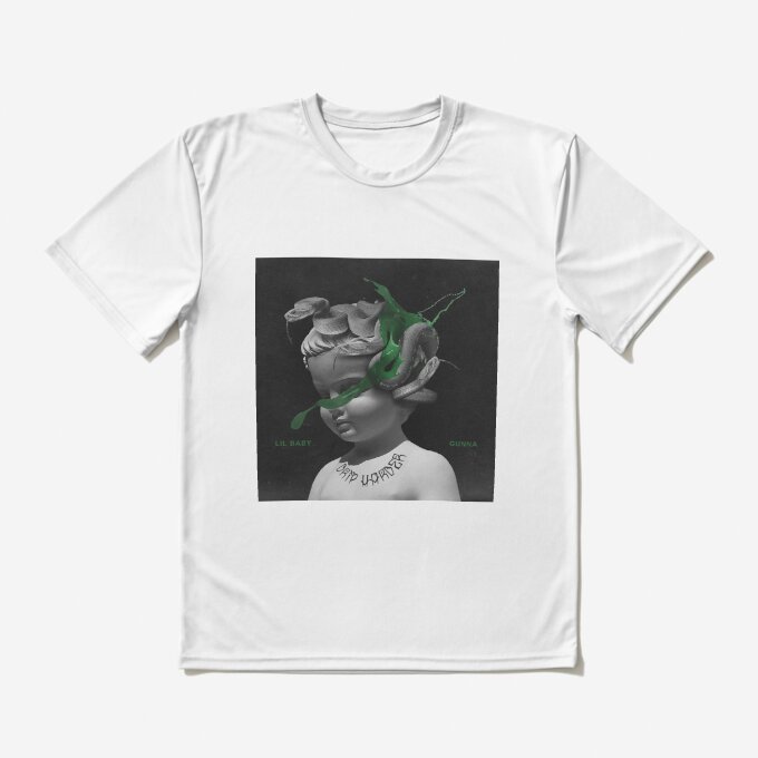 Gunna Rapper Green Portrait T-Shirt 1