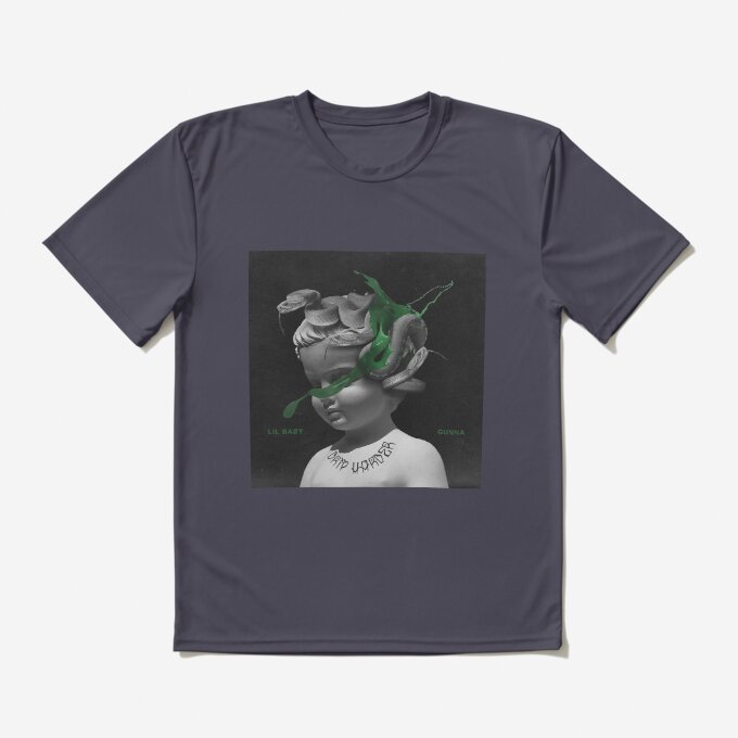 Gunna Rapper Green Portrait T-Shirt 8