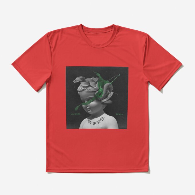 Gunna Rapper Green Portrait T-Shirt 10
