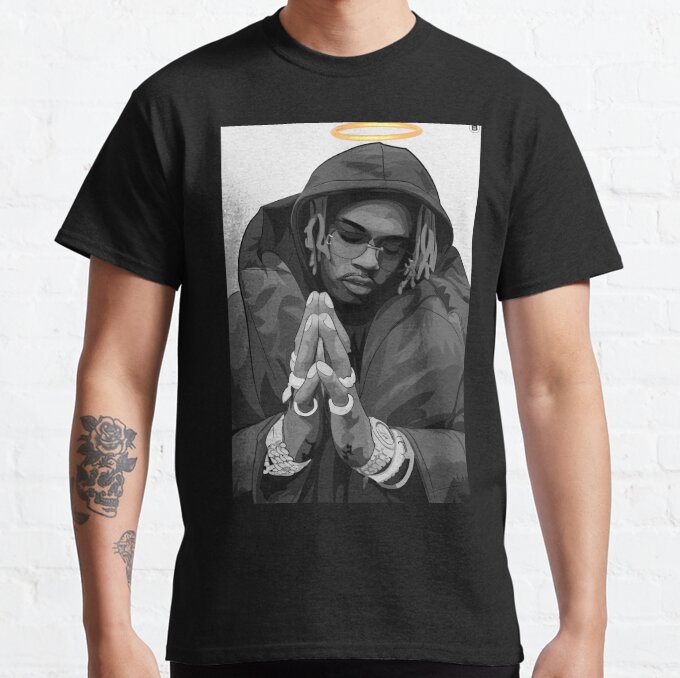 Gunna Rapper Portrait T-Shirt LDU173 2