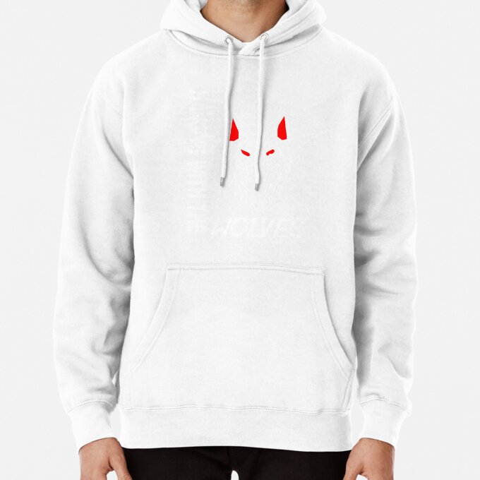 Hood With the Wolves Graphic Pullover Hoodie LDU149 5