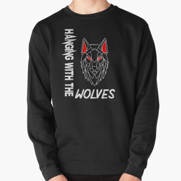 Hood Wolf Pack Graphic Sweatshirt LDU140 1