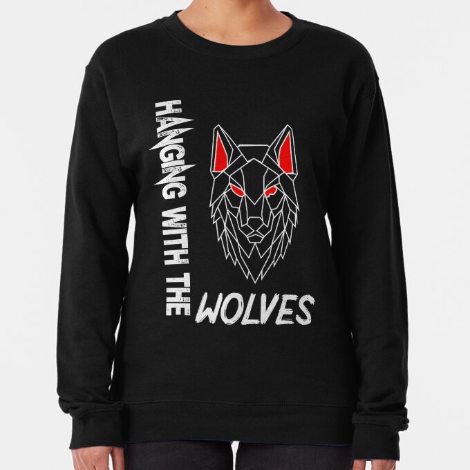 Hood Wolf Pack Graphic Sweatshirt LDU140 2