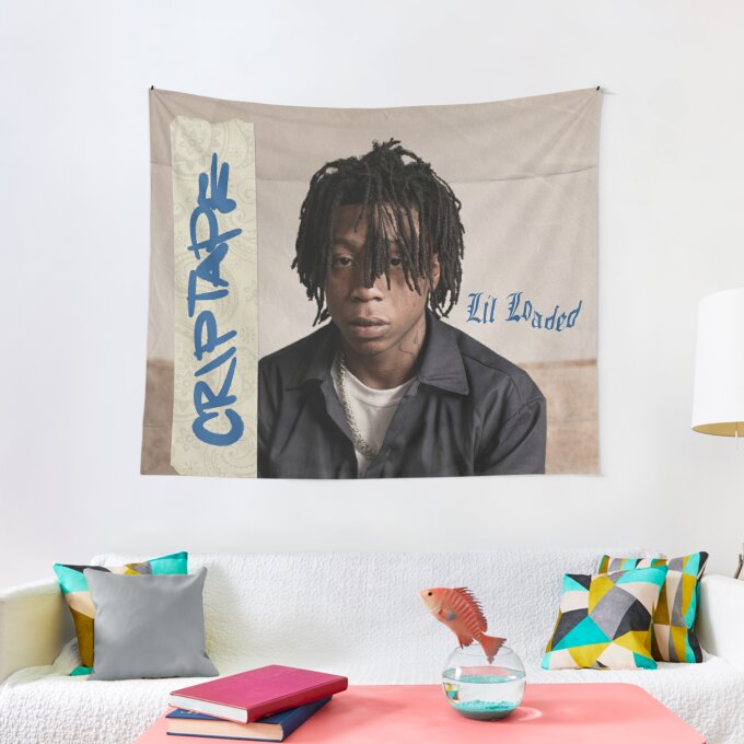 Lil Loaded Rapper Design Tapestry 1