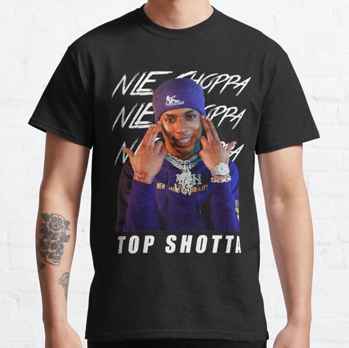 NLE Choppa Rapper Portrait T-Shirt LDU128 2
