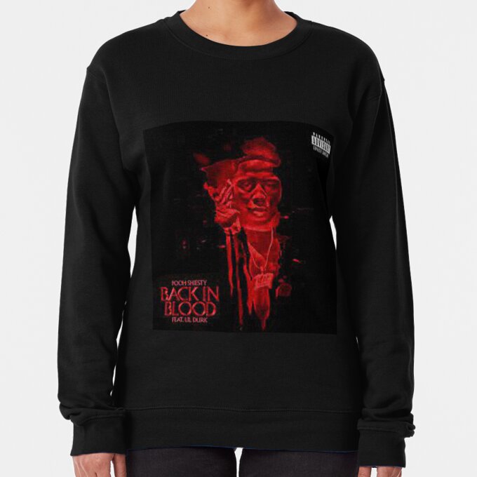 Red Blood Skull Gothic Sweatshirt 2
