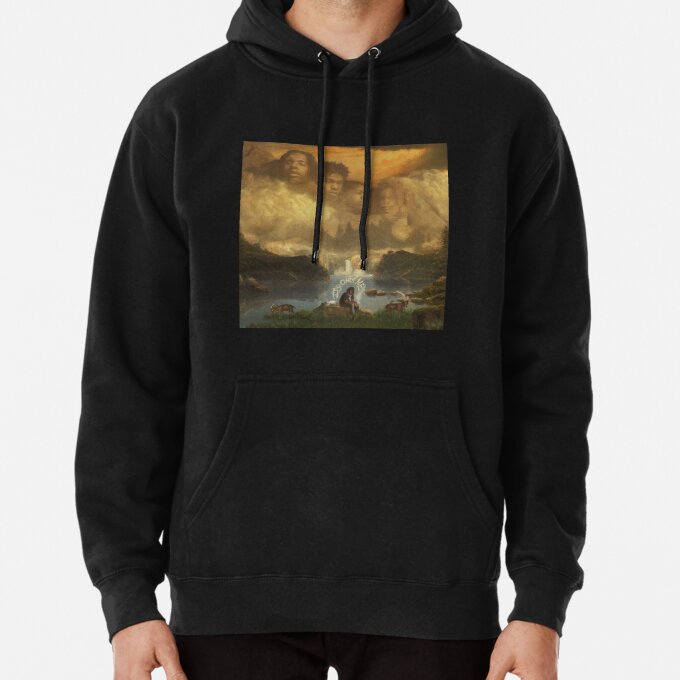The Only Me Inspirational Quote Pullover Hoodie 4