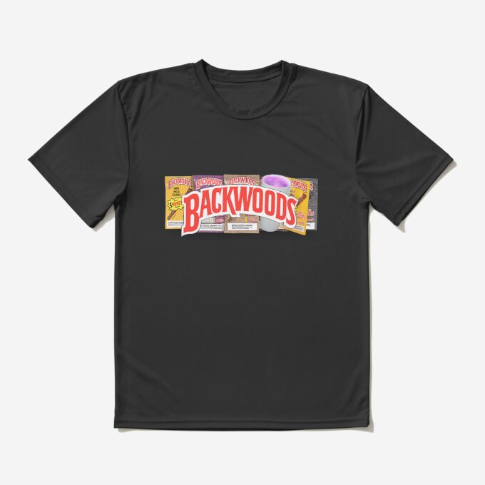 Vintage Hip Hop Backwoods Graphic T-Shirt 1