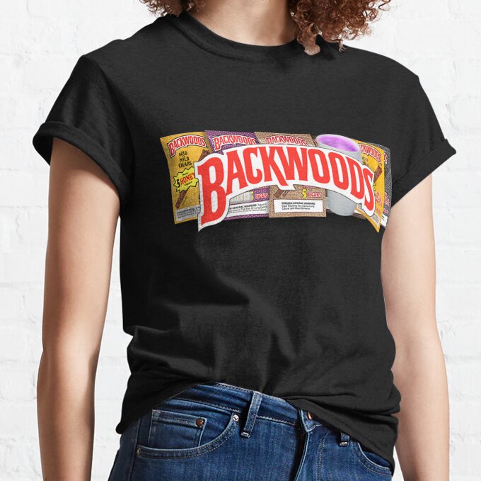 Vintage Hip Hop Backwoods Graphic T-Shirt 3