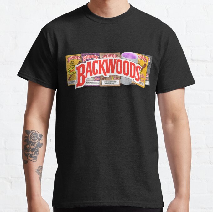 Vintage Hip Hop Backwoods Graphic T-Shirt 2