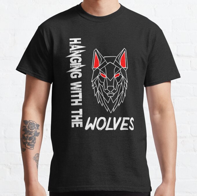 Wolves Hip Hop Design T-Shirt LDU169 2